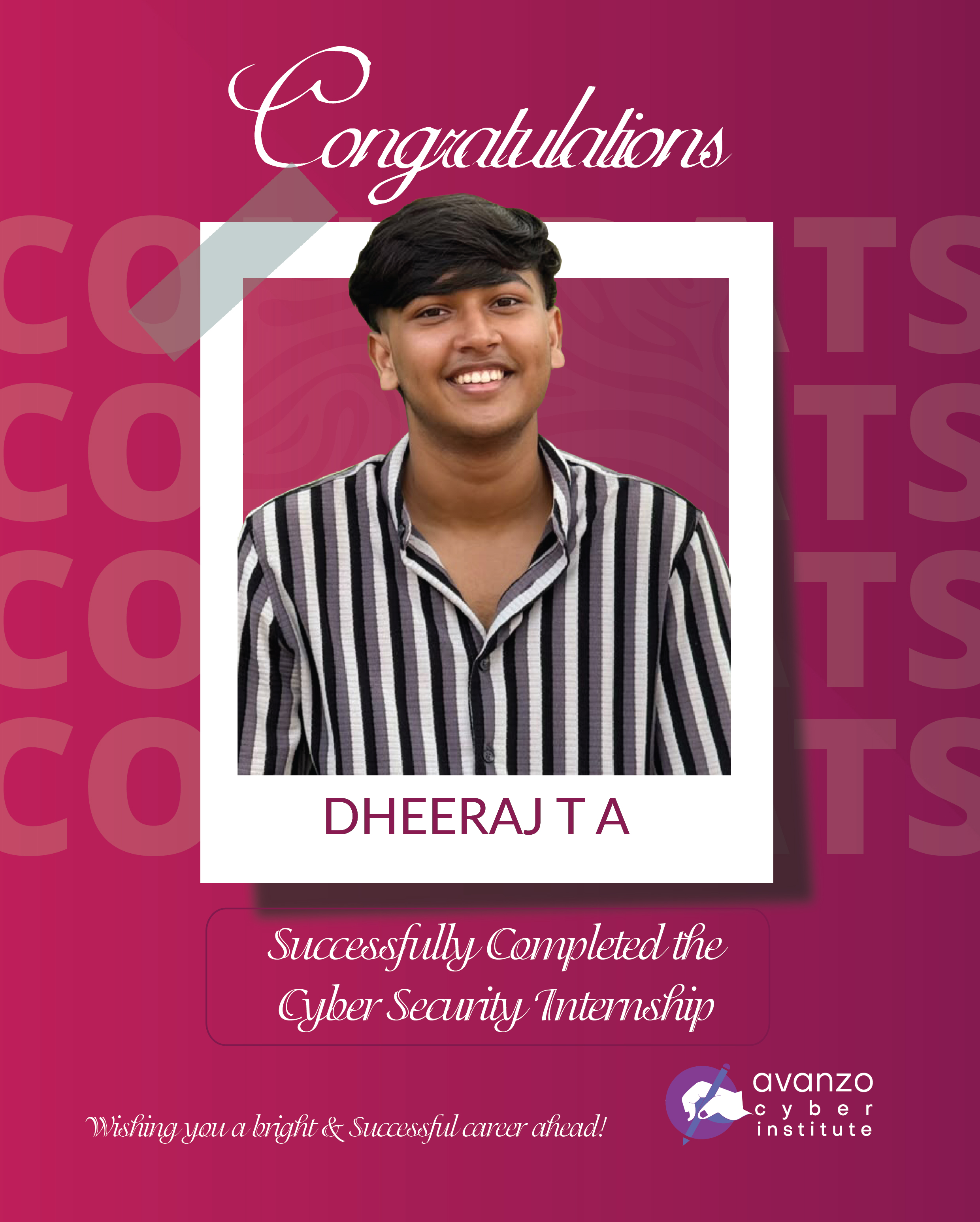 Dheeraj T A